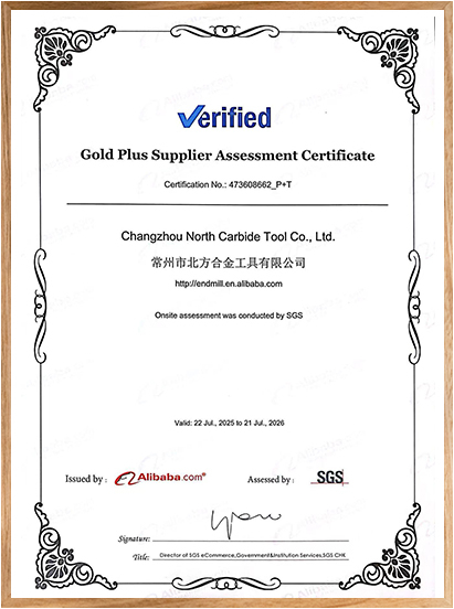 SGS Gold Plus Supplier Assessment Certificate issued after onsite assessment