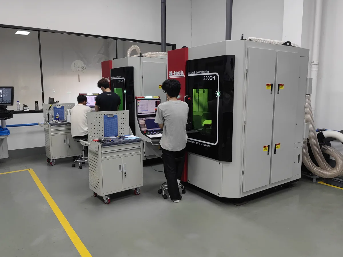 Laser cutting equipment for diamond tool manufacturing