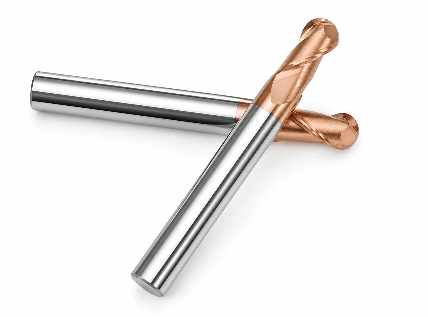 • 2Flutes • Plain Shank • Metric Solid Carbide Ball Nose End Mills