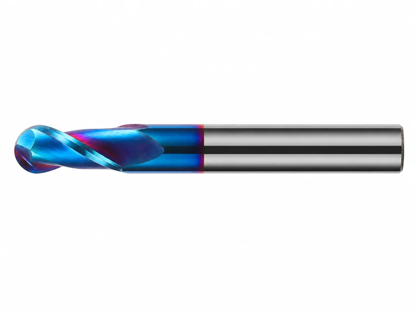 • 2Flutes • Plain Shank • Metric Solid Carbide Ball Nose End Mills