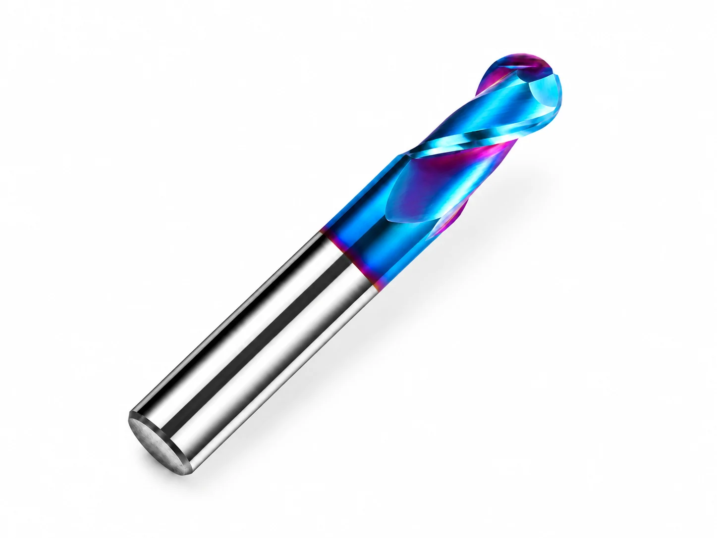 • 2Flutes • Plain Shank • Metric Solid Carbide Ball Nose End Mills