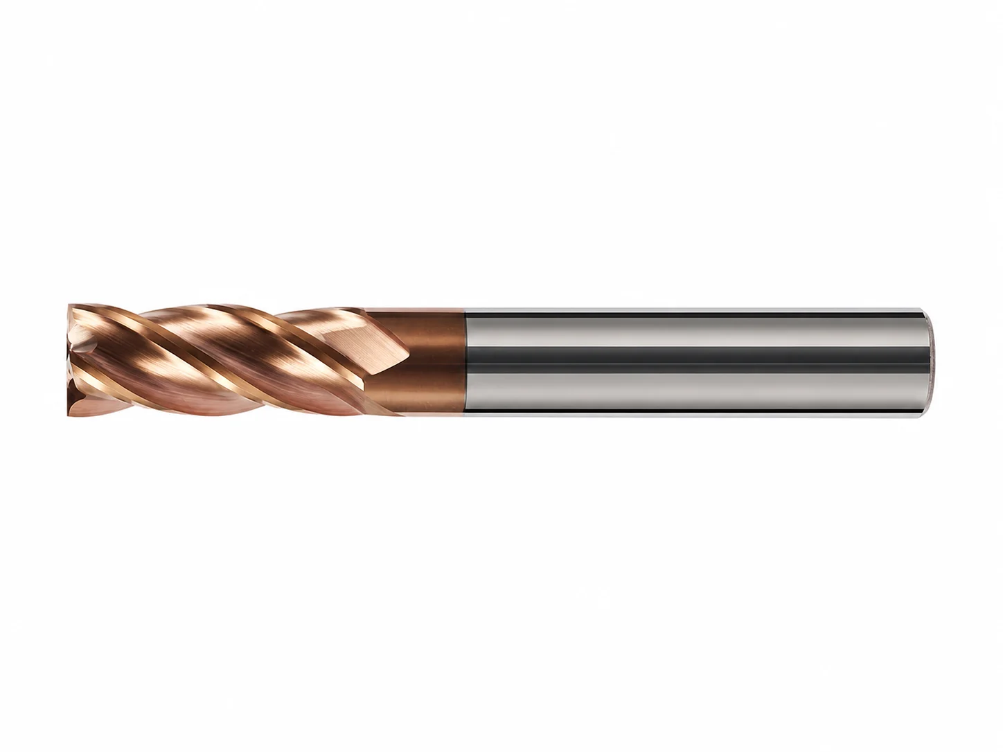 4 Flutes • Plain Shank • Metric Carbide End Mills
